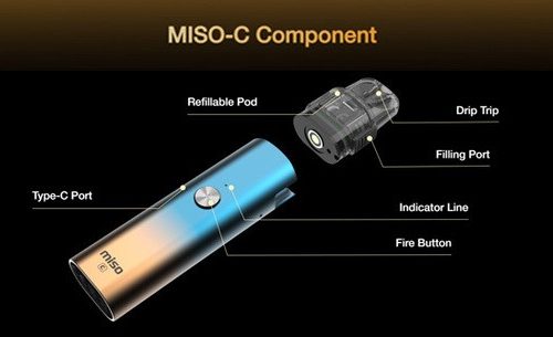 messageImage_1643782067360 【Univapo Miso C】 可注油式 | 高還原度 小煙主機
